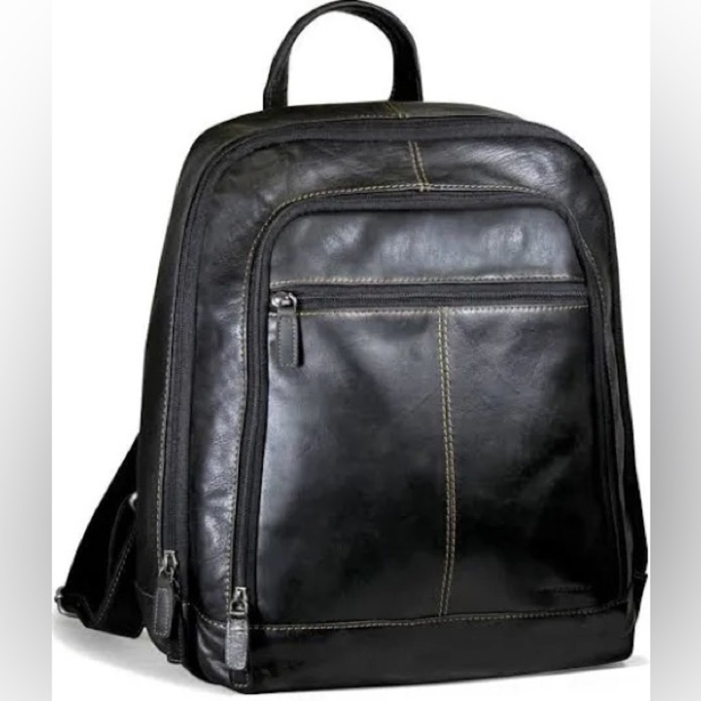 Jack Georges Leather Backpack - image 1
